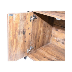 Rustic Brown Wooden Cat Litter Box Enclosure – Furniture