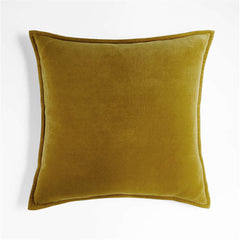 Dark Grey Velvet Throw Pillow Cover 20x20 With Insert Cushion