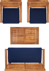 Acacia Patio Furniture Set for Outdoor Dining Comfort
