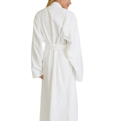 Turkish Cotton Terry Cloth Pleated Bathrobe