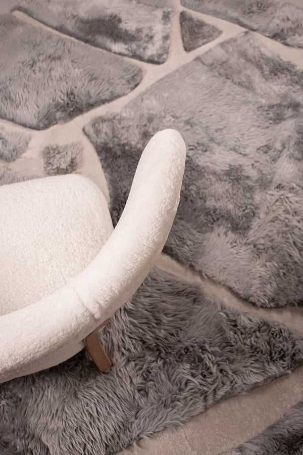 ARMOR High - Low Sheepskin Rug – Sculpted Texture in Custom Sizes