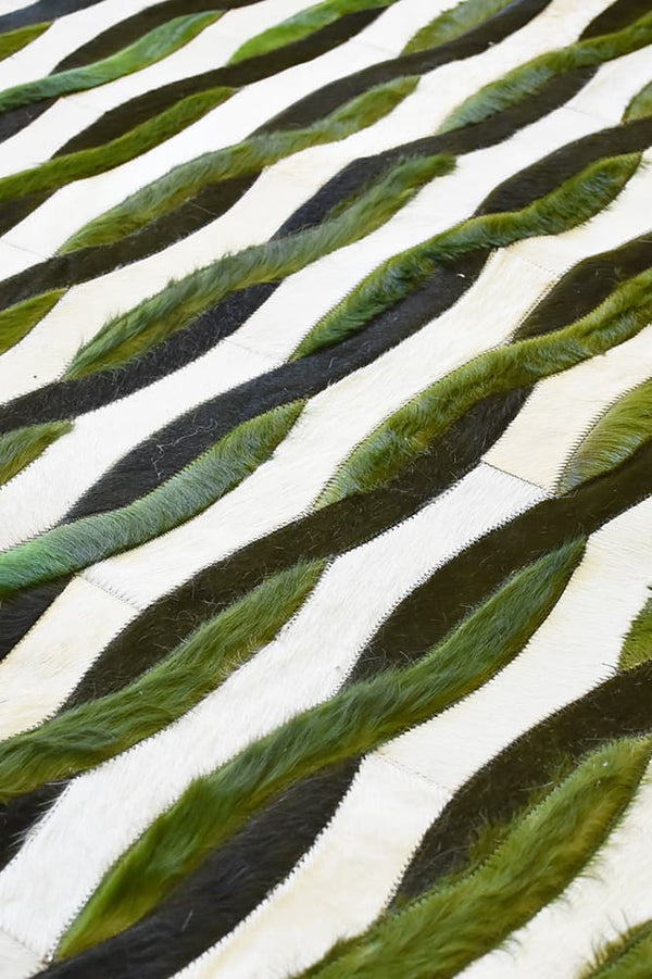CHAINS - Custom Cowhide Rug for Designers