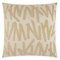 Gambit Ivory Throw Pillow