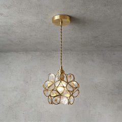 Glass Petal Pendant Light