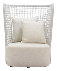 Hudu Olefin Fabric Outdoor Accent Chair