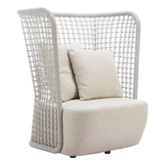 Hudu Olefin Fabric Outdoor Accent Chair