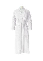 Turkish Cotton Terry Cloth Pleated Bathrobe