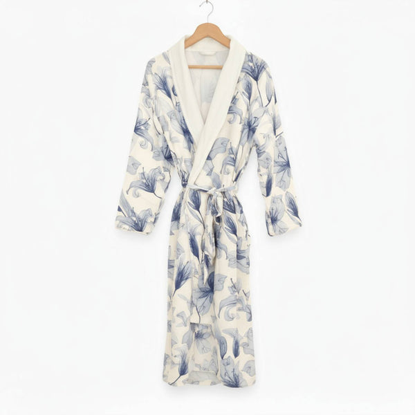 Soluna – Double-Side Muslin/Terry Shawl Robe