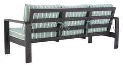 Rolig Green Olefin Fabric Outdoor Sofa