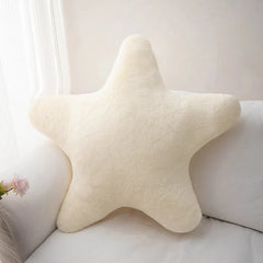 Cute Star Shaped Plush Pillow Soft Decorative Cushion Kids Room