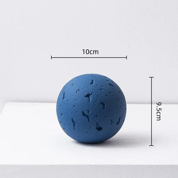 DecorBites™ Geometric Spherical Ceramic Ornaments Moon Home Decoration Accessory