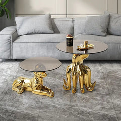 DecorBites™ Octopus Glass Side Table - Nordic Design Creative Living Room Furniture