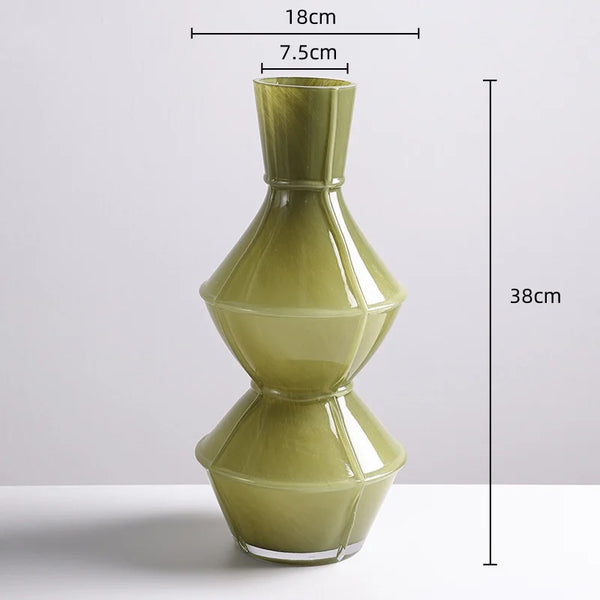 DecorBites™ Colorful Geometric Glass Vase Hydroponics Terrarium Home Decor Accessory