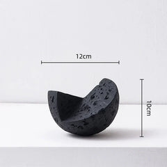 DecorBites™ Geometric Spherical Ceramic Ornaments Moon Home Decoration Accessory