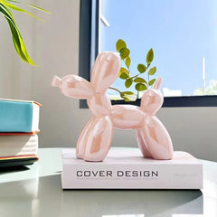 Ceramic Balloon Dog Sculpture Nordic Decorative Figurine Home Office Decor