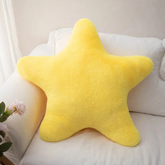 Cute Star Shaped Plush Pillow Soft Decorative Cushion Kids Room