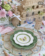 Petal Perfection Handwoven Iraca Placemat
