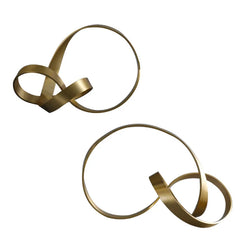 DecorBites™ Gold Rope Knot Metal Figurine Home Decor Accessory