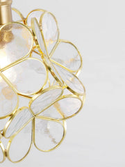 Glass Petal Pendant Light