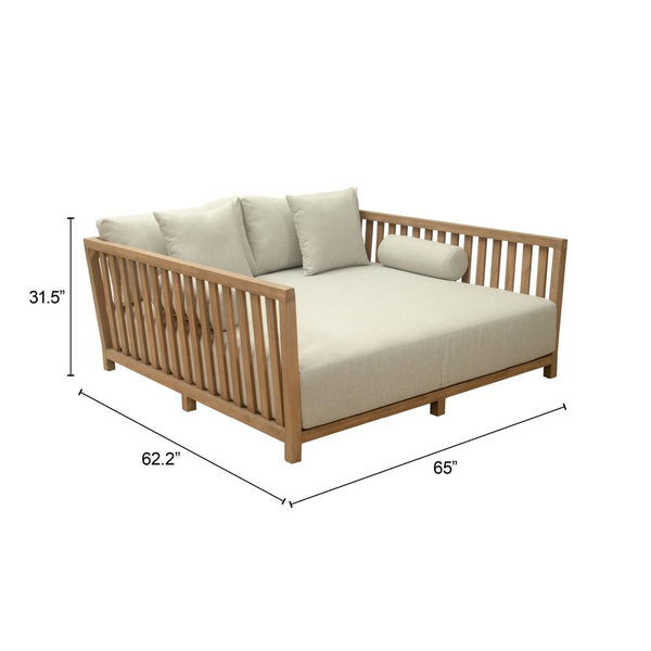 Teras Olefin Fabric Outdoor Daybed