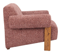 Verity Copper Textured Fabric Accent Chair