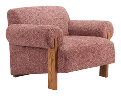 Verity Copper Textured Fabric Accent Chair