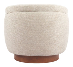 Vinta Textured Fabric Swivel Club Chair