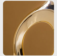 DecorBites™ Golden Flower Vase - Home Decor Accessory