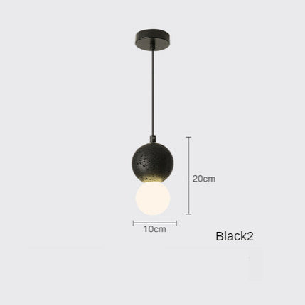Ins Modern Cement Terrazzo Small Chandelier Restaurant Bar