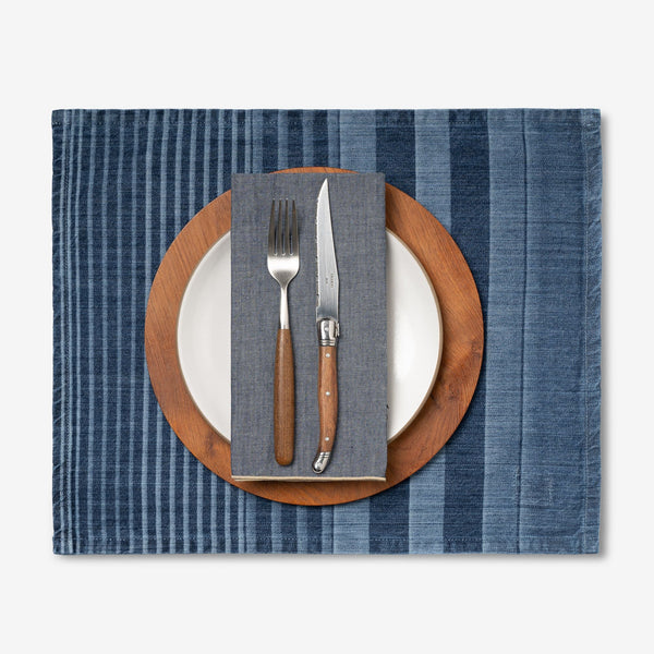 Laser Printed Denim Placemat