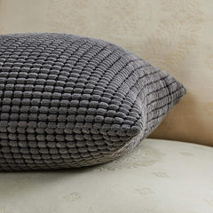 Soft Striped Polyester Cushion Cover – Cozy Nordic Decor