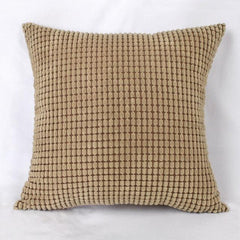 Soft Striped Polyester Cushion Cover – Cozy Nordic Decor